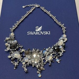 Swarovski RARE Verseau Statement Necklace with Pearls and Crystals
